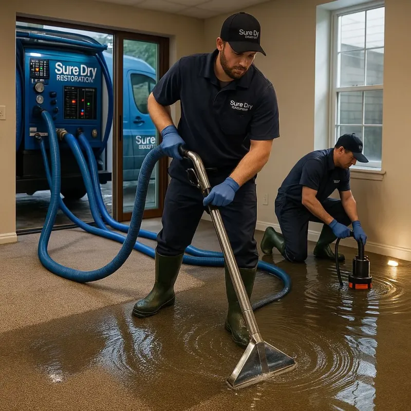 Water Extraction and Removal process in West Miami, FL